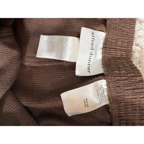 Alfred Dunner Brown Corduroy Pants/Slacks Size 12 - Picture 9 of 9